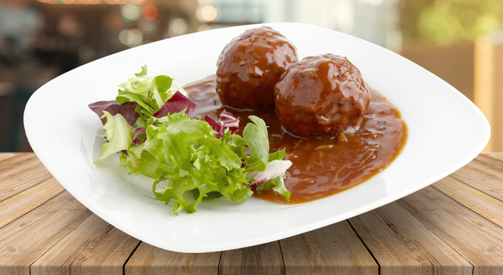 Boulets sauces chasseur (liegeoise)